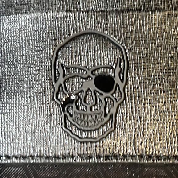 NEW Philipp Plein Limited Edition Black Leather Skull Credit Card Holder in Box - Picture 2 of 7